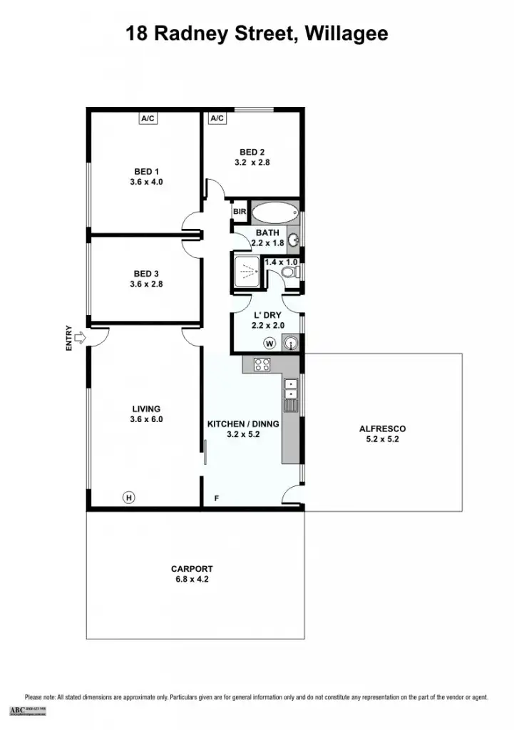 Floorplan of Homely house listing, 18 Radney St, Willagee WA 6156