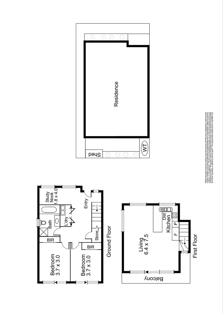 Floorplan of Homely townhouse listing, 5/492 Murray Road, Preston VIC 3072