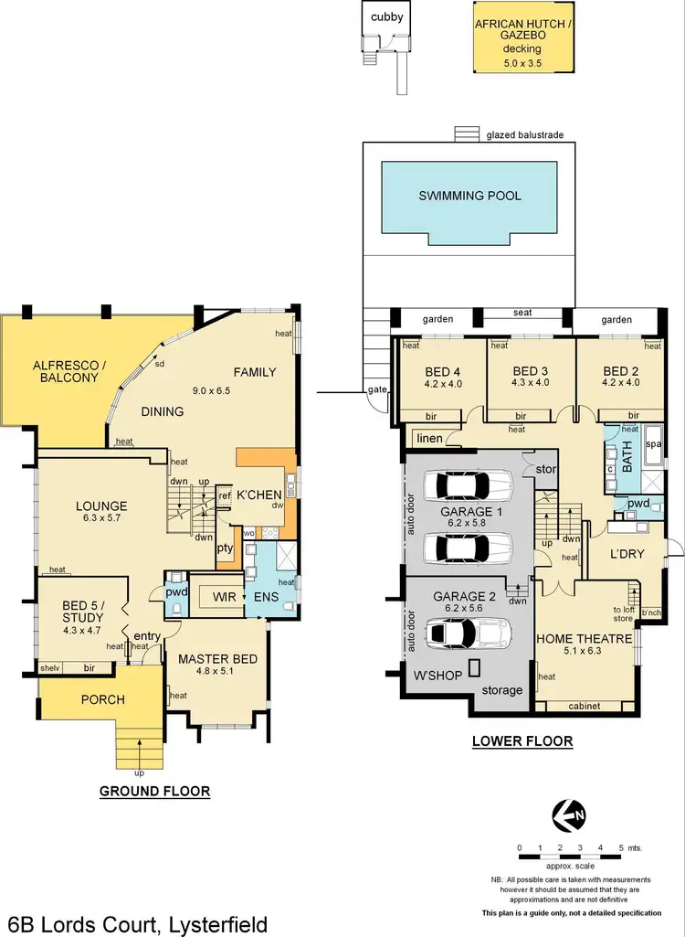 Floorplan of Homely house listing, 6B Lords Court, Lysterfield VIC 3156