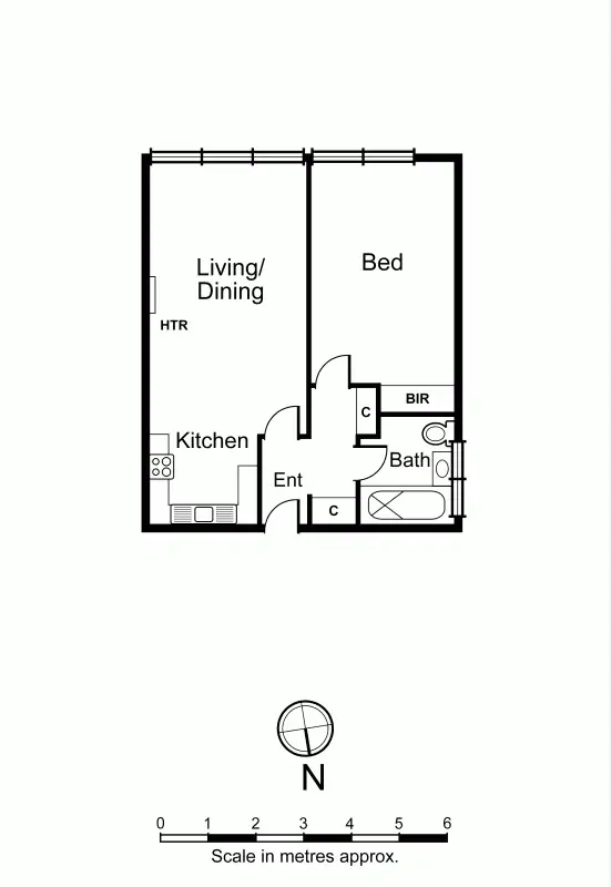Floorplan of Homely apartment listing, 16/5 Gordon Street, Toorak VIC 3142