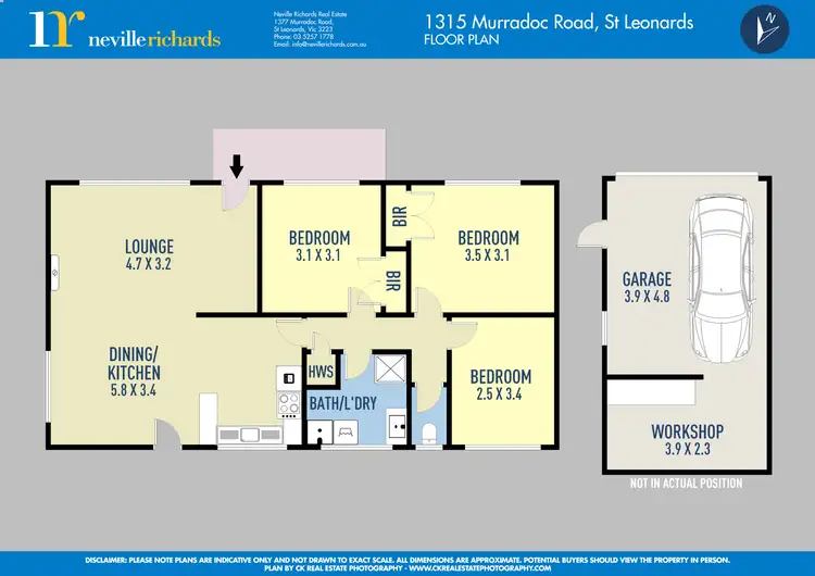Floorplan of Homely house listing, 1315 Murradoc Road, St Leonards VIC 3223