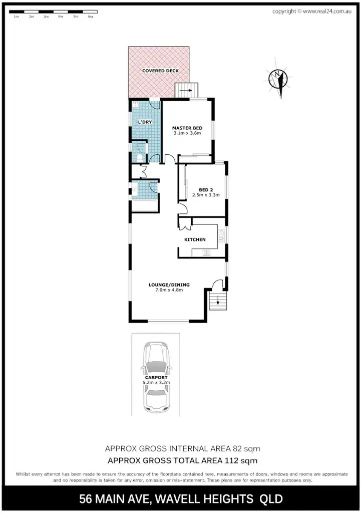 Floorplan of Homely house listing, 56 Main Avenue, Wavell Heights QLD 4012