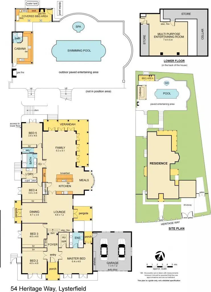 Floorplan of Homely house listing, 54 Heritage Way, Lysterfield VIC 3156