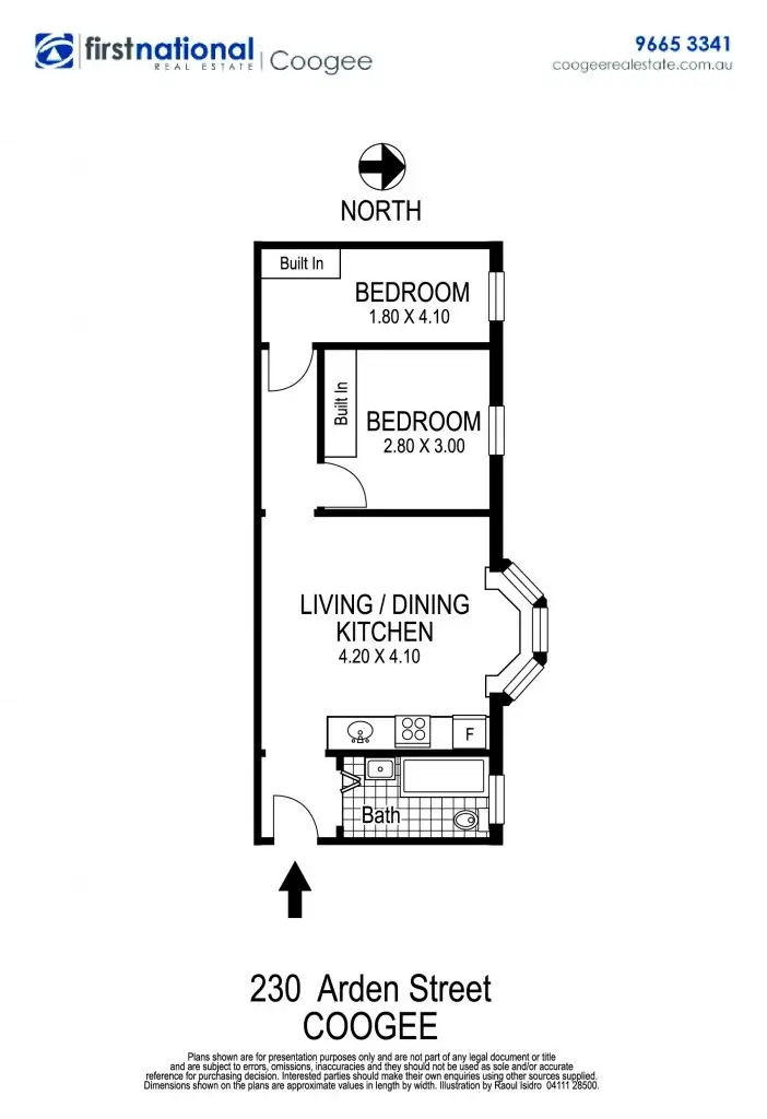 Floorplan of Homely apartment listing, 7/230 Arden Street, Coogee NSW 2034