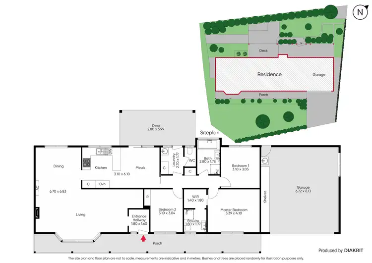 Floorplan of Homely house listing, 83 Landscape Drive, Mooroolbark VIC 3138