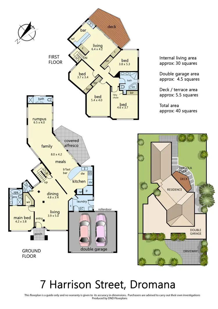 Floorplan of Homely house listing, 7 Harrison Street, Dromana VIC 3936