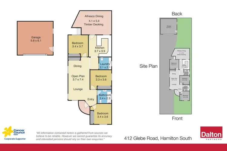 Floorplan of Homely house listing, 412 Glebe Road, Hamilton South NSW 2303