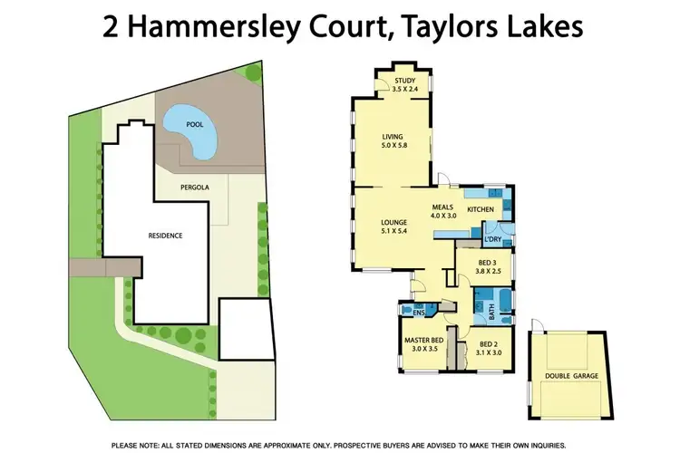 Floorplan of Homely house listing, 2 Hammersley Court, Taylors Lakes VIC 3038