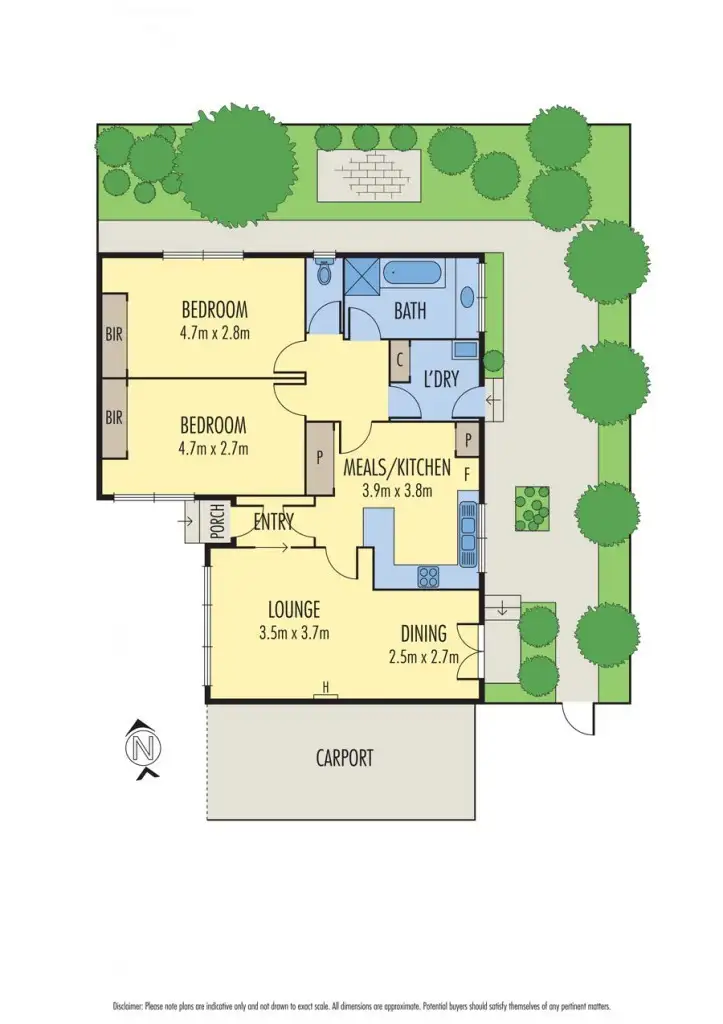 Floorplan of Homely unit listing, 3/32 Barcelona Street, Box Hill VIC 3128