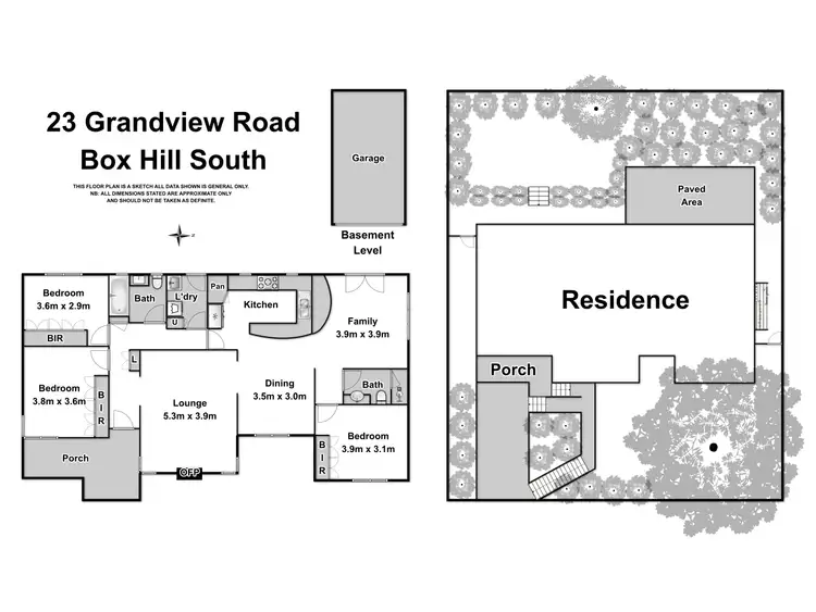 Floorplan of Homely house listing, 23 Grandview Road, Box Hill South VIC 3128