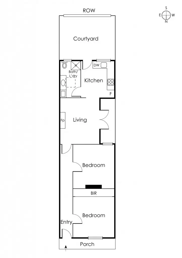 Floorplan of Homely house listing, 6 Berry Street, Richmond VIC 3121
