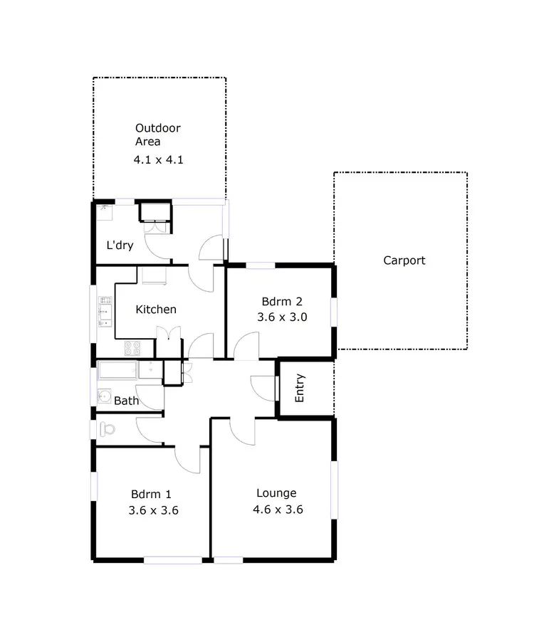 Floorplan of Homely house listing, 17 Tulip Crescent, Wendouree VIC 3355