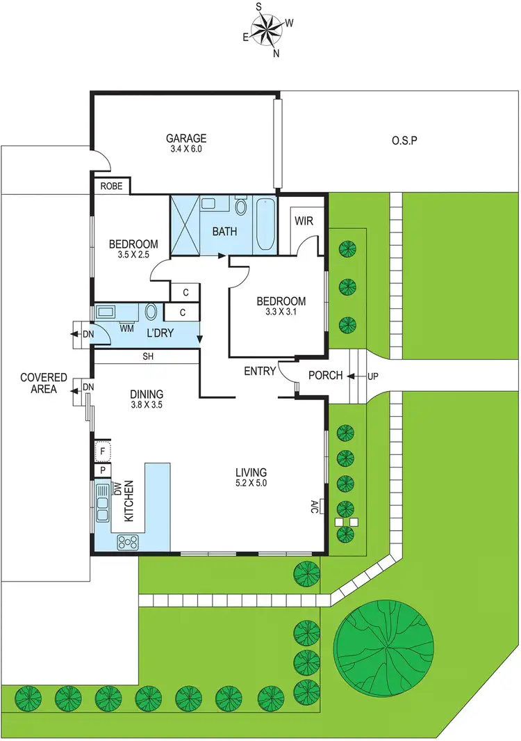 Floorplan of Homely unit listing, 1/48 Kangaroo Road, Murrumbeena VIC 3163