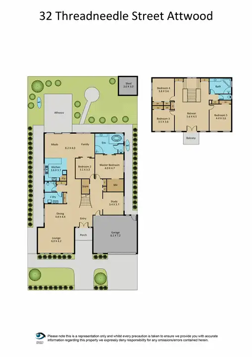 Floorplan of Homely house listing, 32 Threadneedle Street (Cambridge Gardens), Attwood VIC 3049
