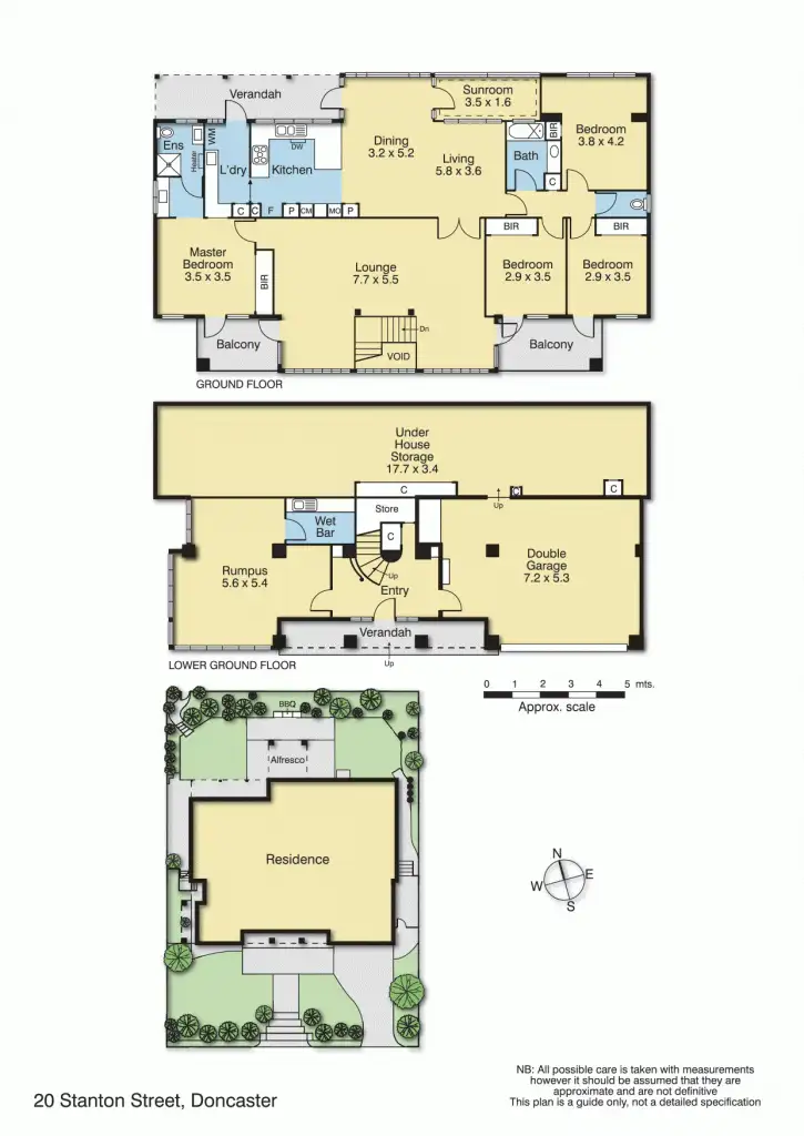 Floorplan of Homely house listing, 20 Stanton Street, Doncaster VIC 3108