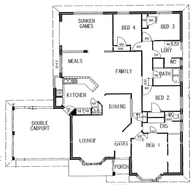 Floorplan of Homely house listing, 6 Gilbride Cove, Atwell WA 6164