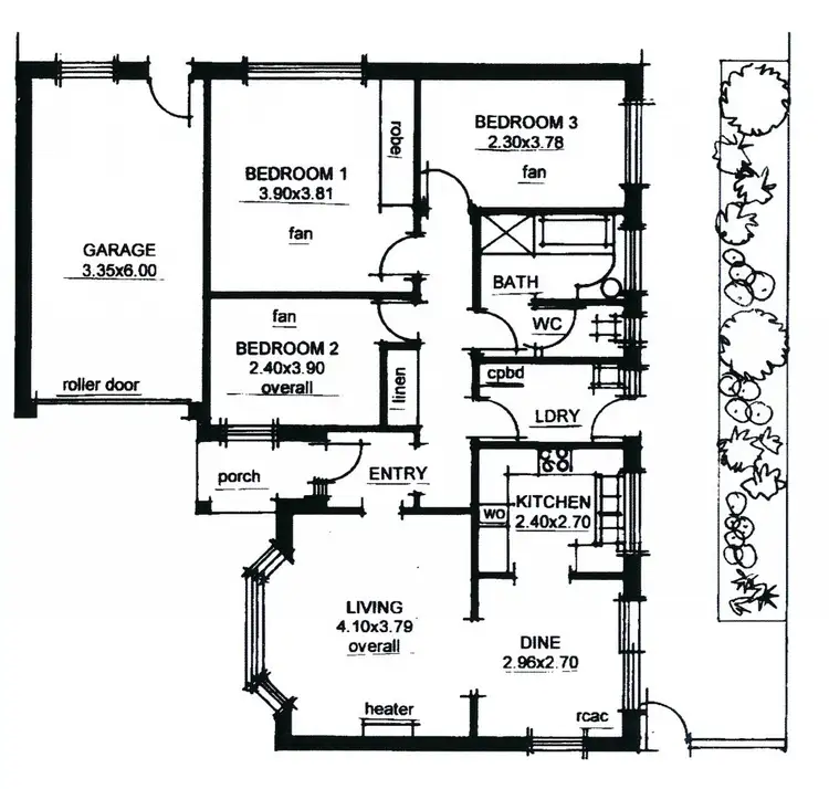 Floorplan of Homely unit listing, 3/13 Orient Road, Kensington Gardens SA 5068