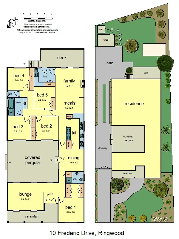 Floorplan of Homely house listing, 10 Frederic Drive, Ringwood VIC 3134