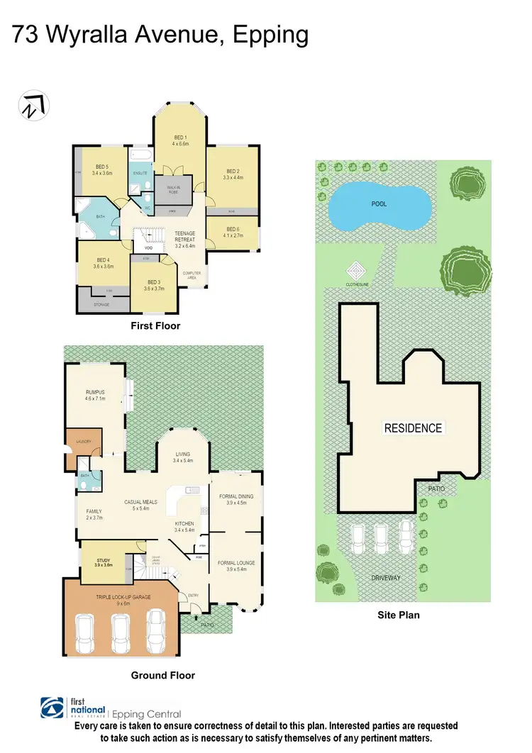 Floorplan of Homely house listing, 73 Wyralla Avenue, Epping NSW 2121