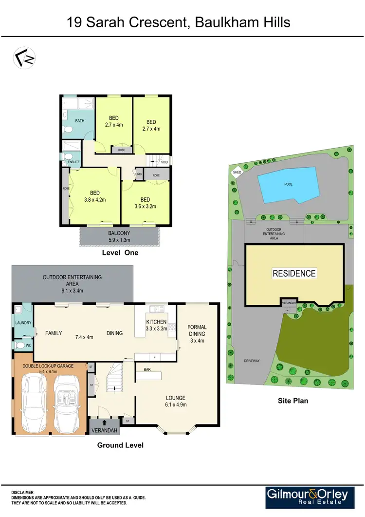 Floorplan of Homely house listing, 19 Sarah Crescent, Baulkham Hills NSW 2153