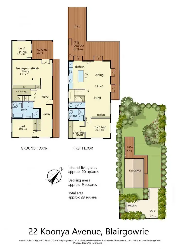 Floorplan of Homely house listing, 22 Koonya Avenue, Blairgowrie VIC 3942