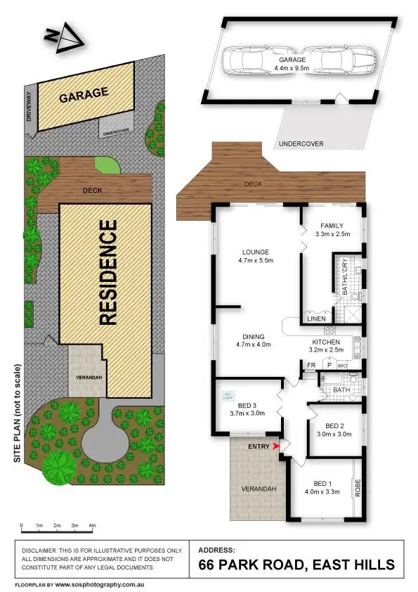 Floorplan of Homely house listing, 66 Park Road, East Hills NSW 2213