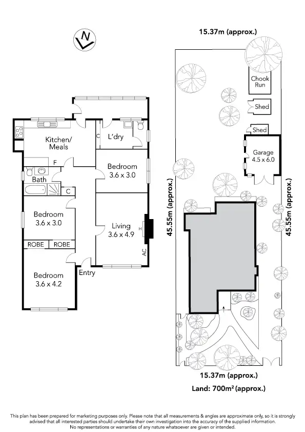 Floorplan of Homely house listing, 605 Geelong Road, Brooklyn VIC 3012