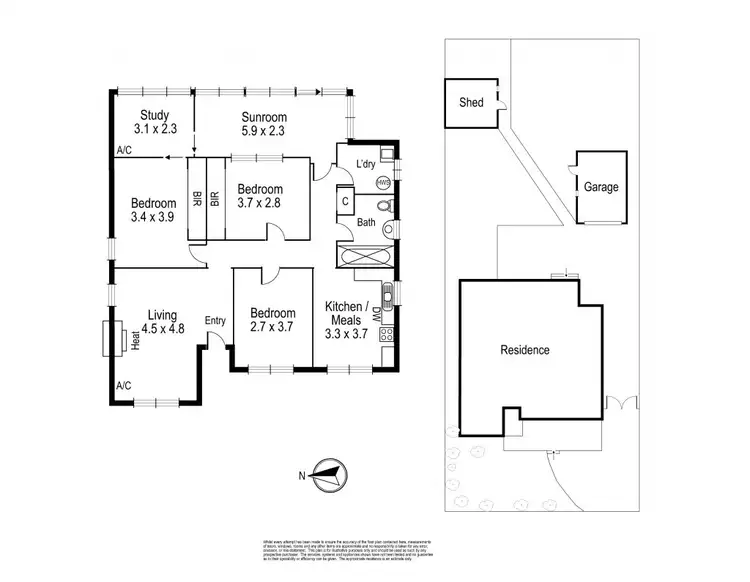 Floorplan of Homely house listing, 102 Boldrewood Parade, Reservoir VIC 3073