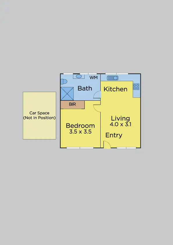 Floorplan of Homely apartment listing, 6/7 Jepson Street, Yarraville VIC 3013