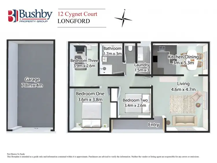 Floorplan of Homely house listing, 12 Cygnet Court, Longford TAS 7301