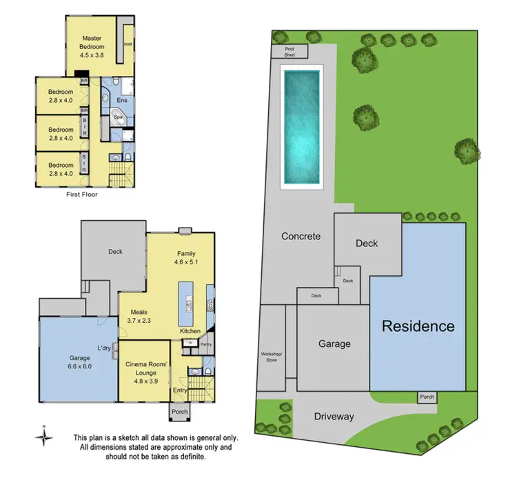Floorplan of Homely house listing, 2 Glenpark Drive, Wonga Park VIC 3115