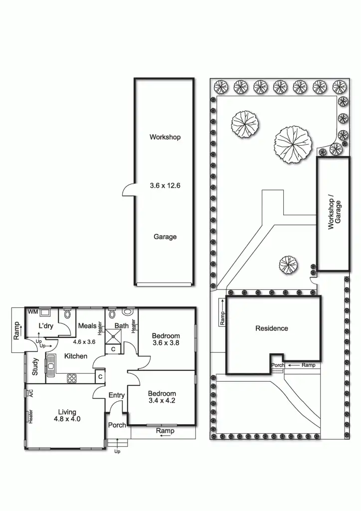 Floorplan of Homely house listing, 18 Paloma Street, Bentleigh East VIC 3165