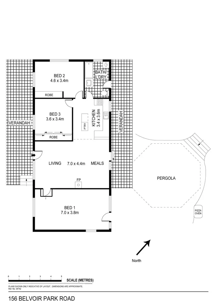 Floorplan of Homely house listing, 156 Belvoir Park Road, Lockwood South VIC 3551