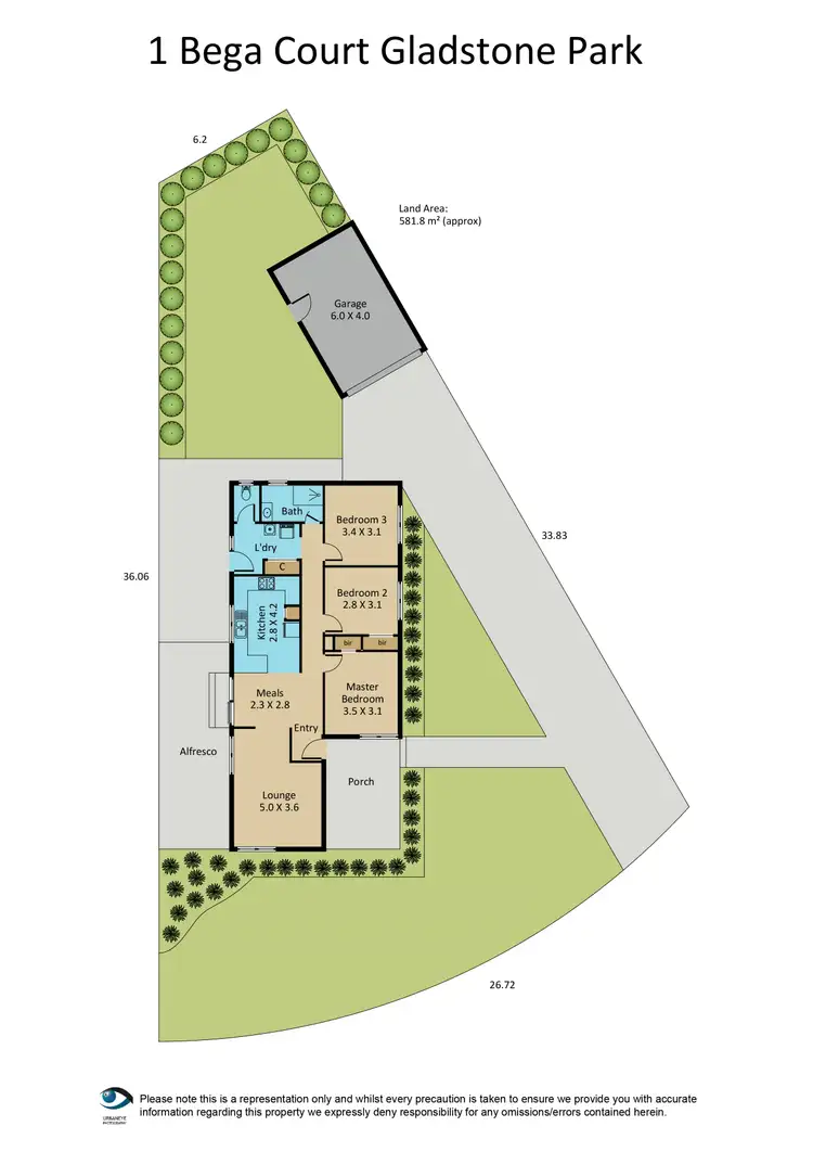 Floorplan of Homely house listing, 1 Bega Court, Gladstone Park VIC 3043