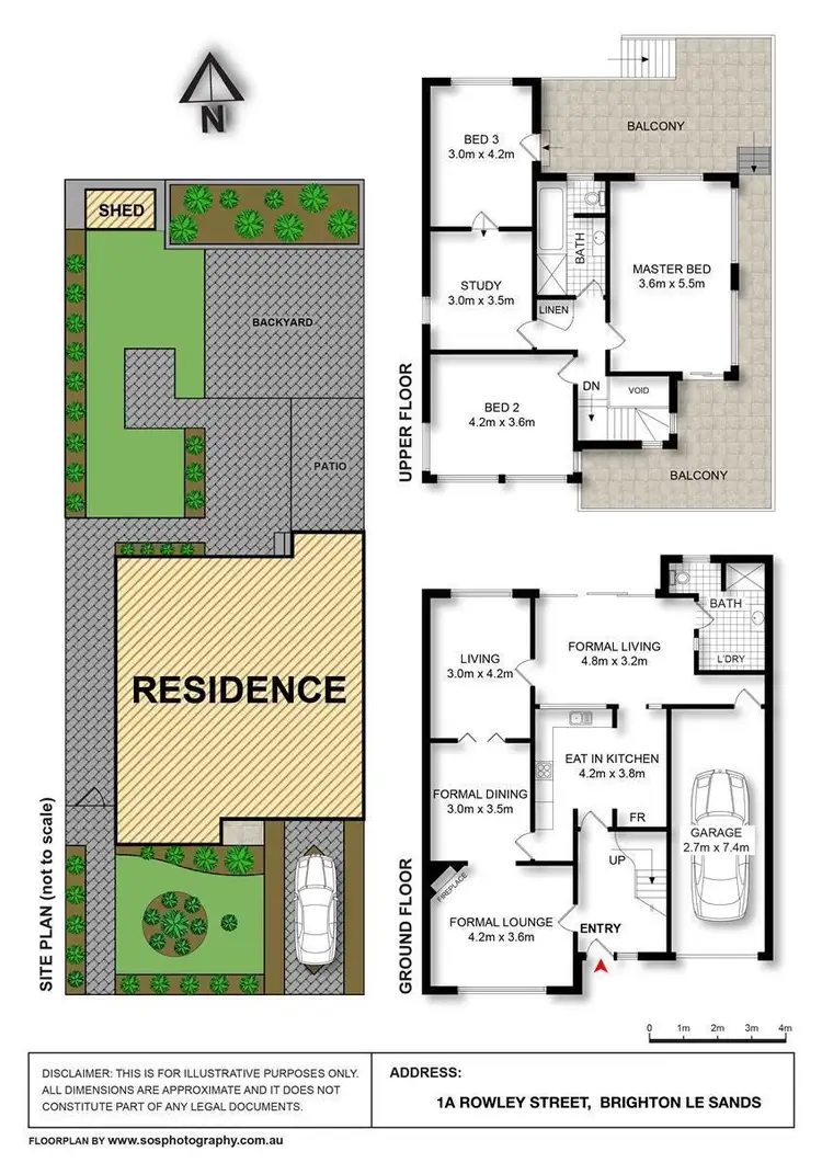 Floorplan of Homely house listing, 1A Rowley Street, Brighton-le-sands NSW 2216