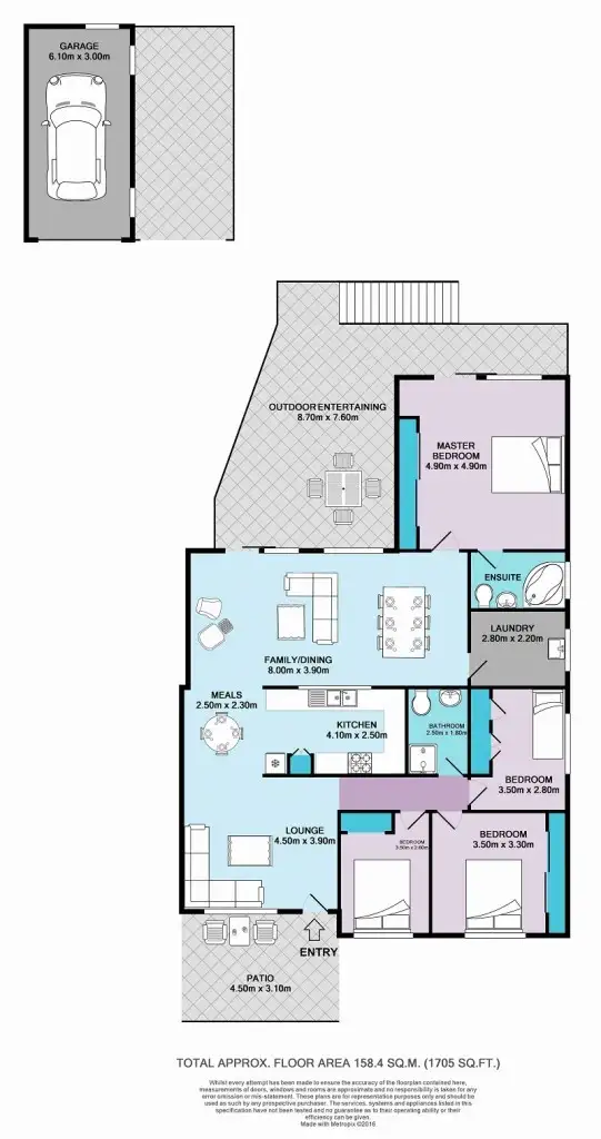 Floorplan of Homely house listing, 10 Coughlan Road, Blaxland NSW 2774