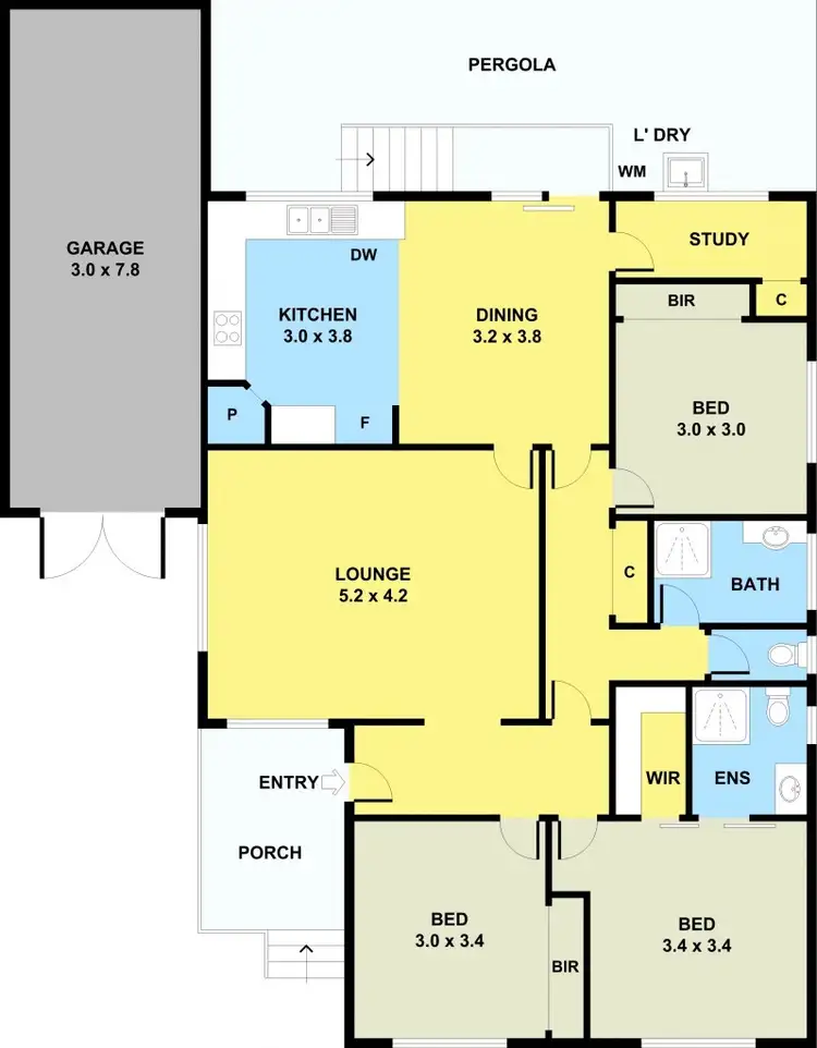 Floorplan of Homely house listing, 103 Malmsbury Drive, Meadow Heights VIC 3048