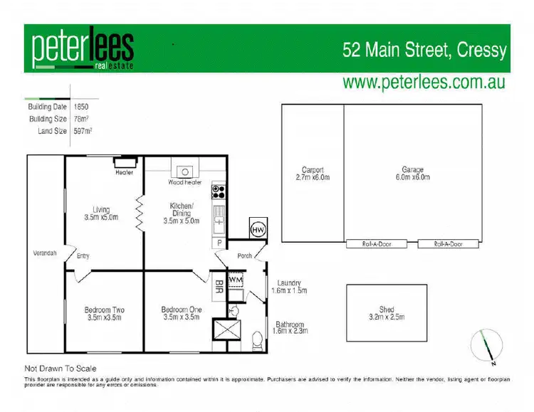 Floorplan of Homely house listing, 52 Main Street, Cressy TAS 7302