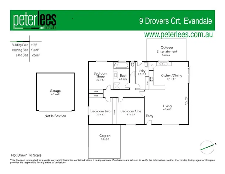 Floorplan of Homely house listing, 9 Drovers Court, Evandale TAS 7212
