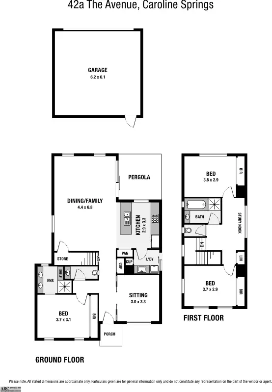 Floorplan of Homely house listing, 42a The Avenue, Caroline Springs VIC 3023