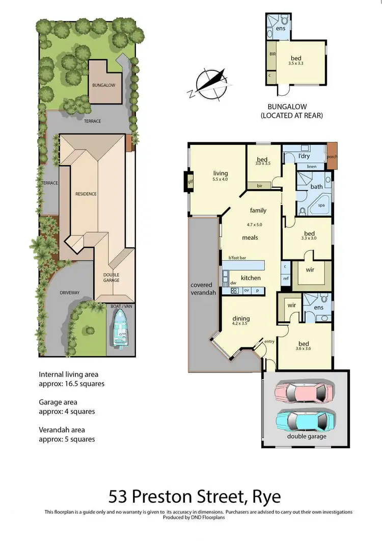 Floorplan of Homely house listing, 53 Preston Street, Rye VIC 3941