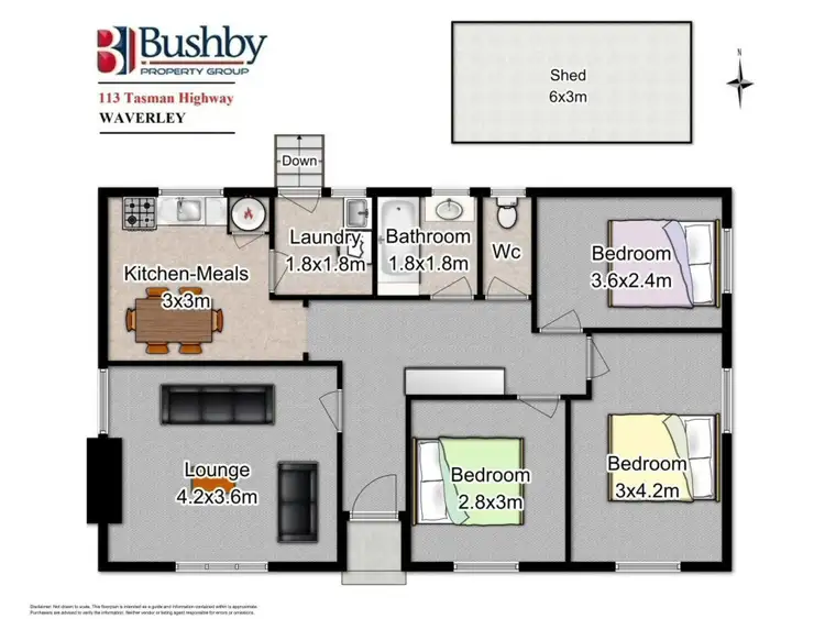 Floorplan of Homely house listing, 113 Tasman Highway, Waverley TAS 7250