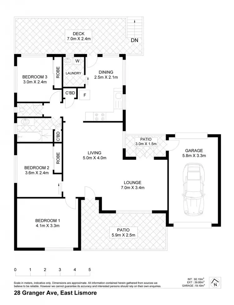Floorplan of Homely house listing, 28 Granger Avenue, East Lismore NSW 2480
