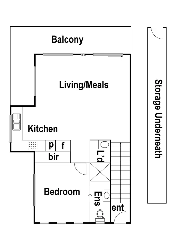 Floorplan of Homely unit listing, 6/759 Plenty Road, Reservoir VIC 3073