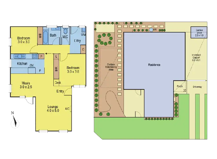Floorplan of Homely unit listing, 1/2-4 Drumcondra Avenue, Drumcondra VIC 3215