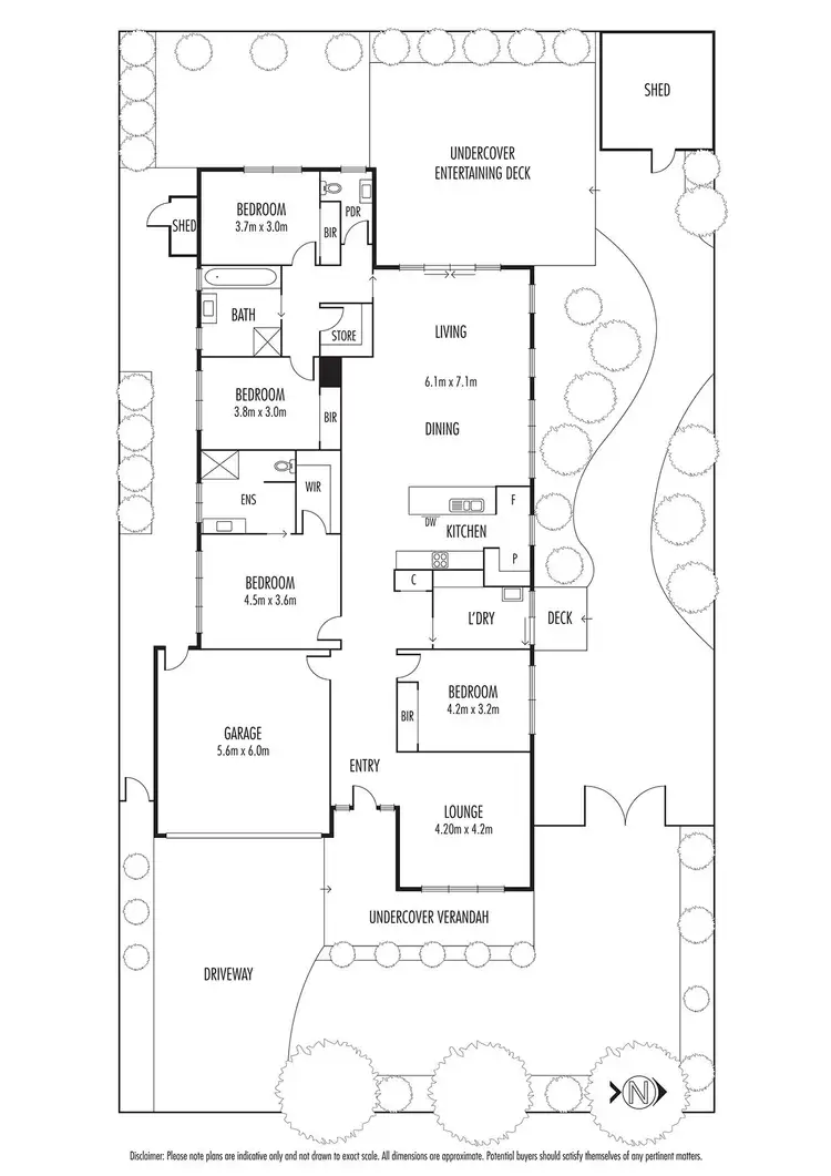 Floorplan of Homely house listing, 8 Hepburn Avenue, Eynesbury VIC 3338