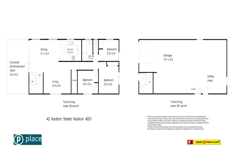 Floorplan of Homely house listing, 42 Kedron Street, Kedron QLD 4031