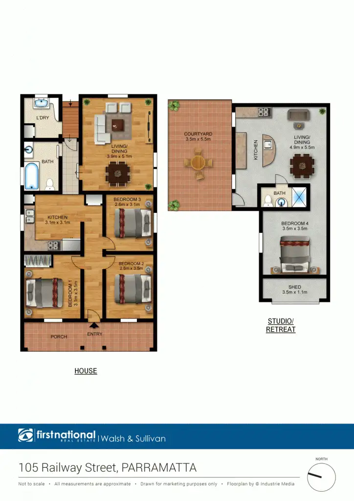 Floorplan of Homely house listing, 105 Railway Street, Parramatta NSW 2150