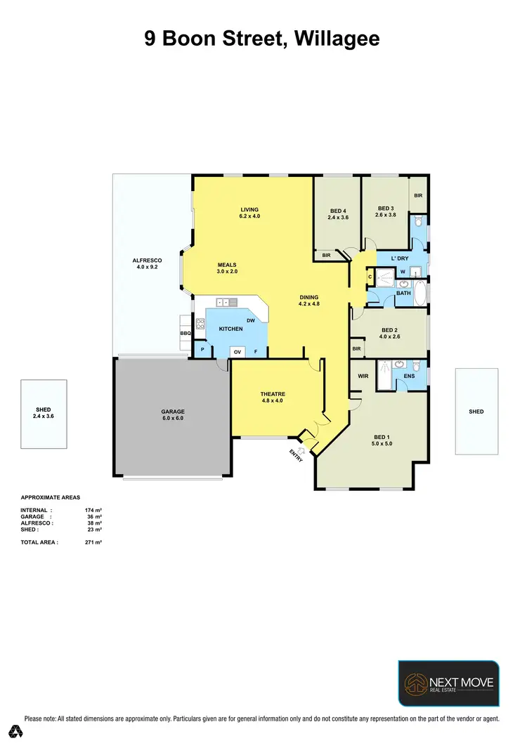 Floorplan of Homely house listing, 9 Boon St, Willagee WA 6156