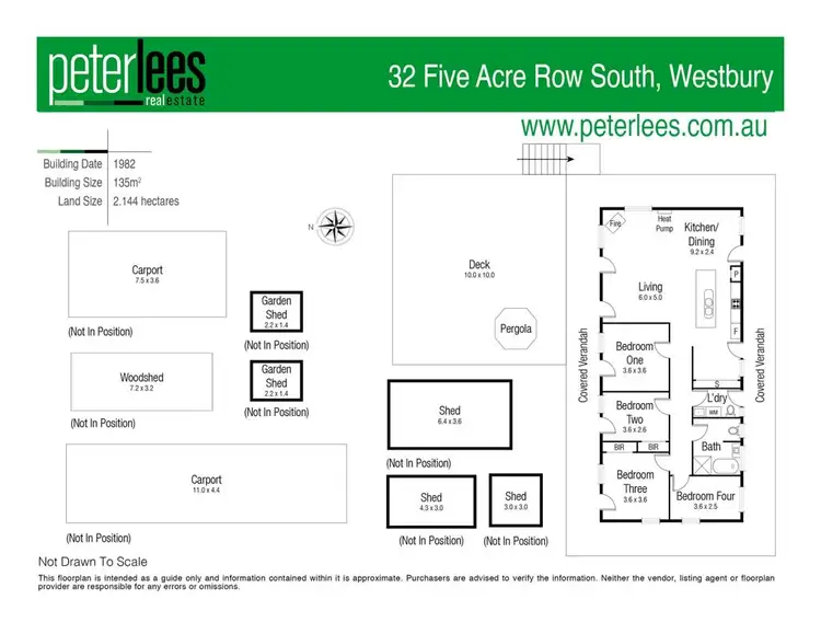 Floorplan of Homely house listing, 32 Five Acre Row South, Westbury TAS 7303